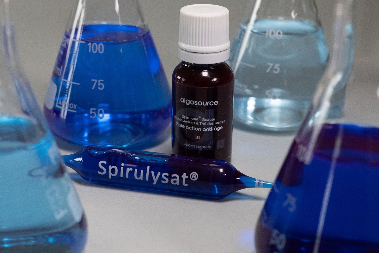 L'efficacité antioxydante de la phycocyanine, tout le monde la revendique. Un seul extrait l'a prouvé : Spirulysat®