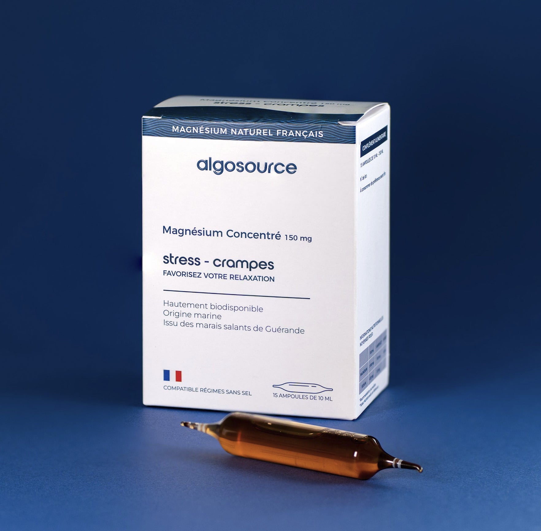 15 ampoules de magnesium concentré 