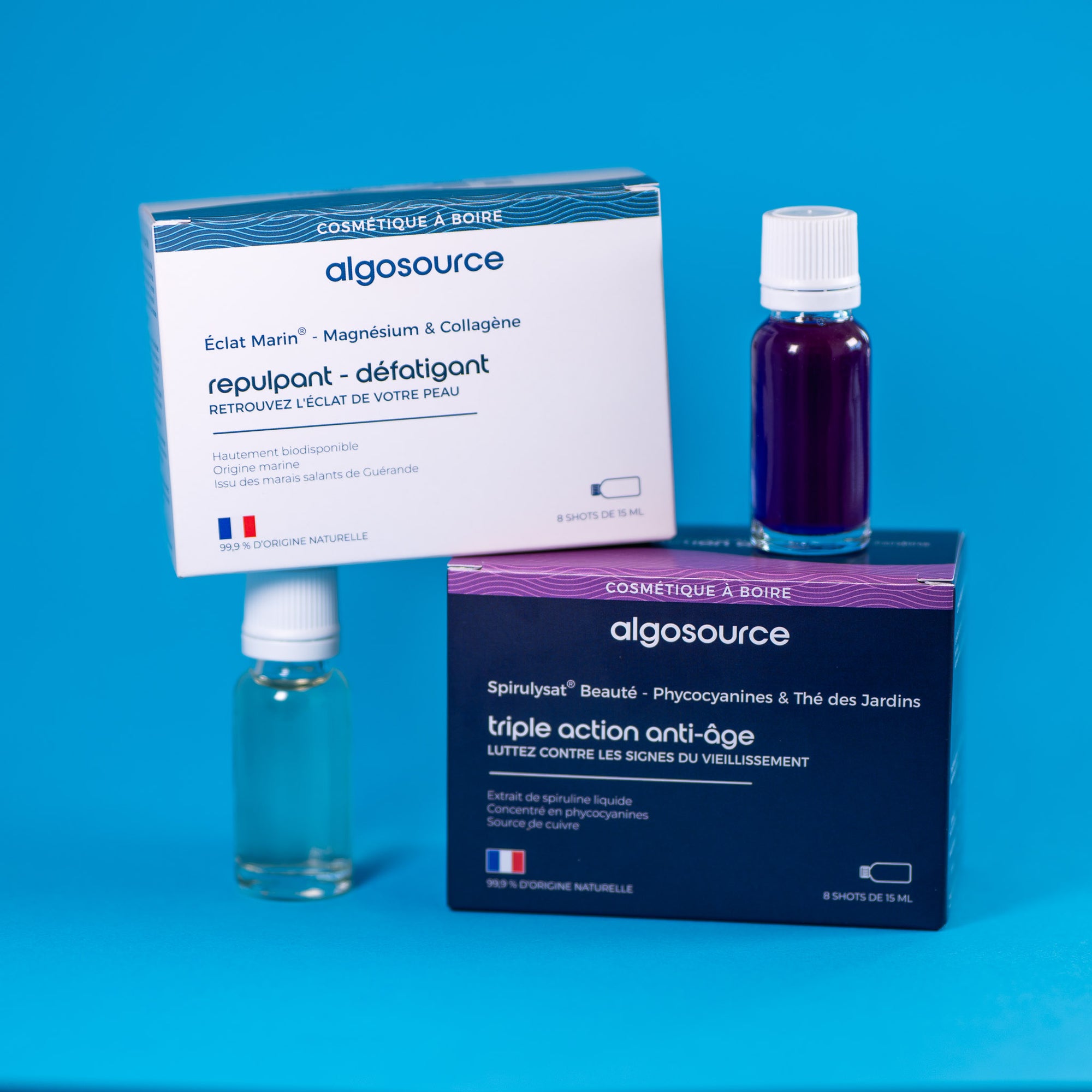 duo routine beauté naturelle à boire algosource