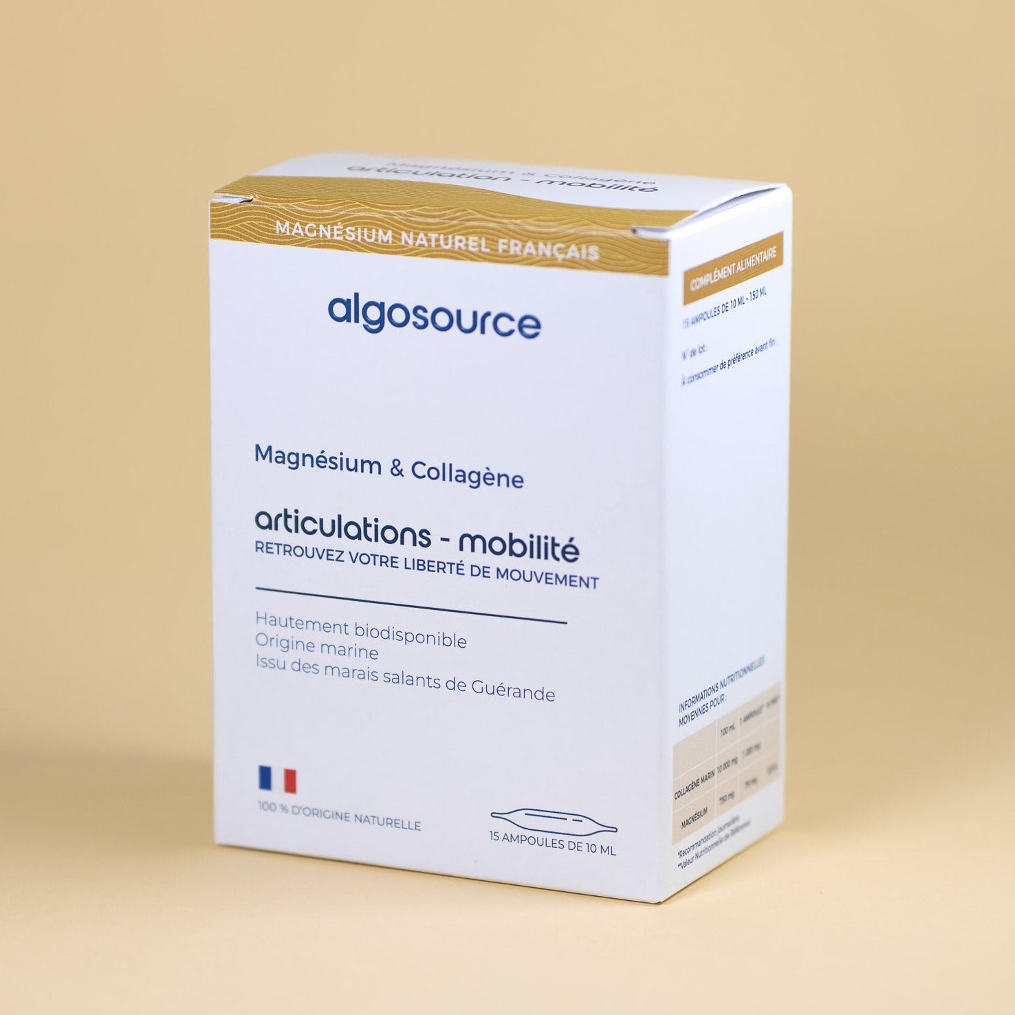 Retrouvez votre mobilité grâce au collagene et au magnesium marin d'algosource