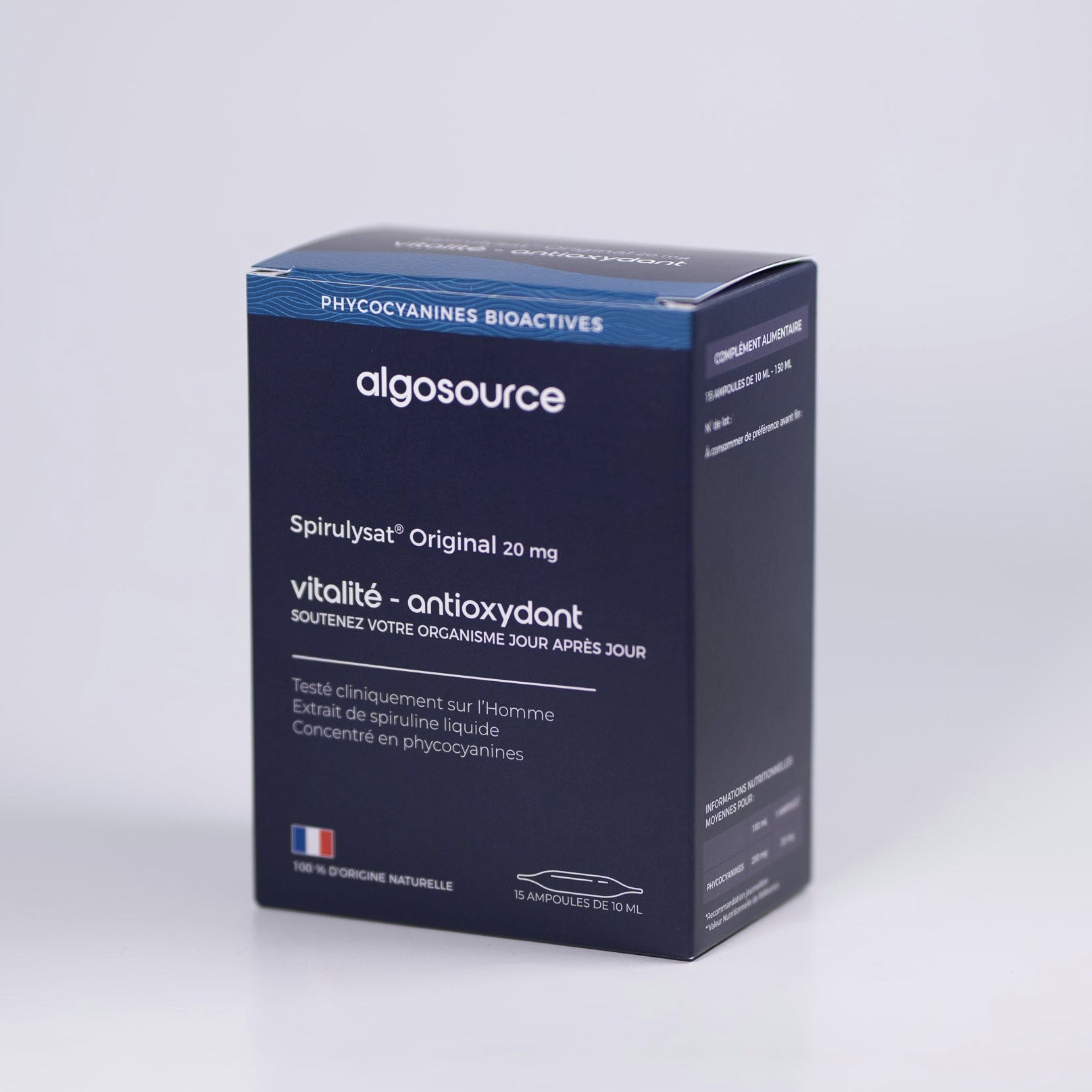 Soutenez votre organisme grâce aux antioxydants naturels de la spiruline bleue de guerande algosource