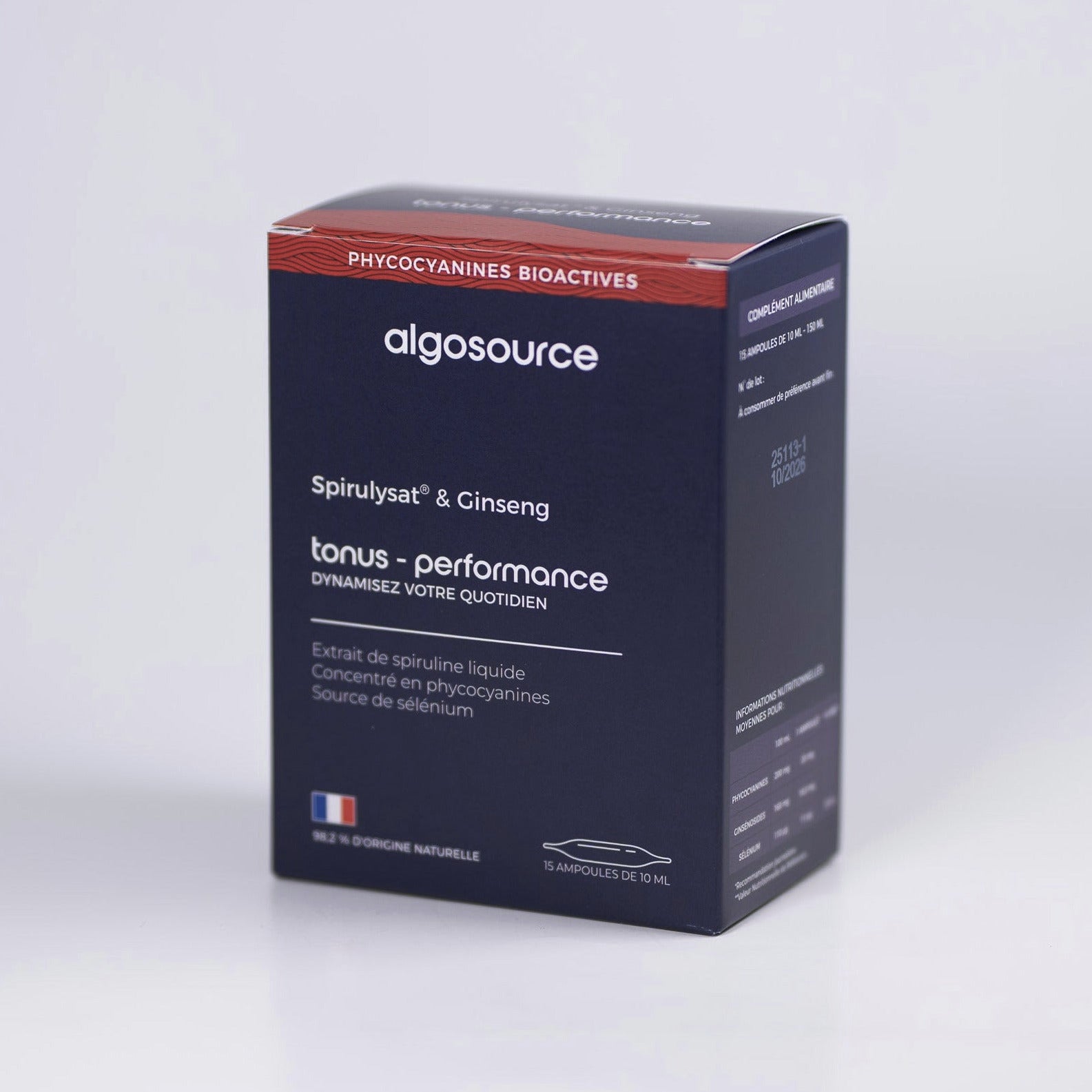 Dynamisez votre quotidien et retrouvez votre tonus grâce a spirulysat et ginseng