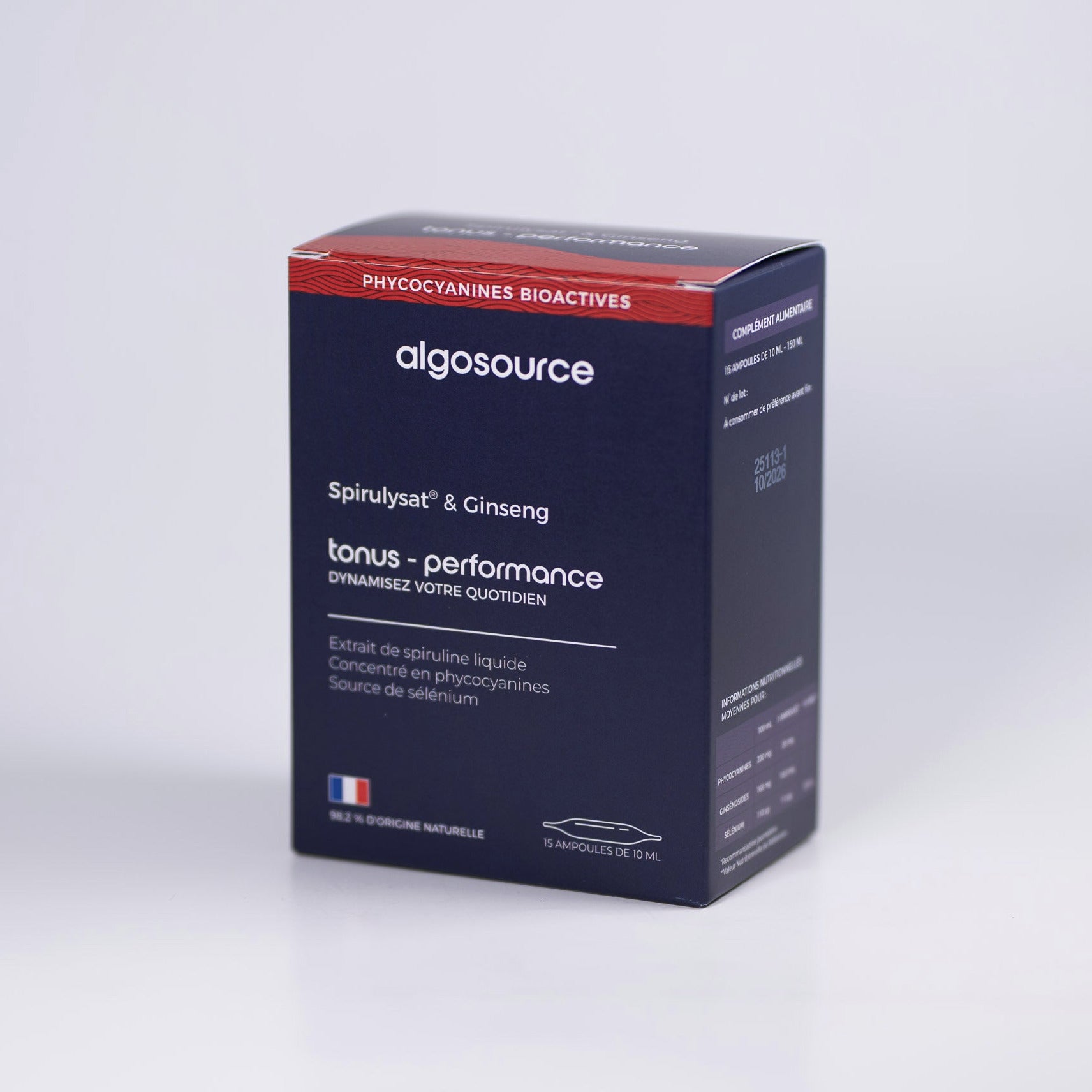 Dynamisez votre quotidien et retrouvez votre tonus grâce a spirulysat et ginseng